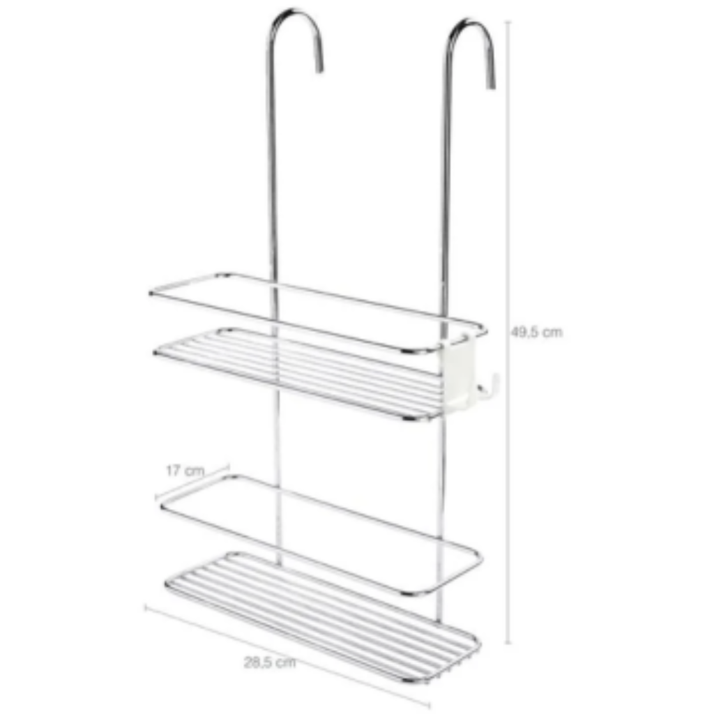 Organizador ducha de box - 49x28x17 cm