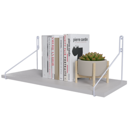 Repisa c/ soportes Estilo - 60x20 cm