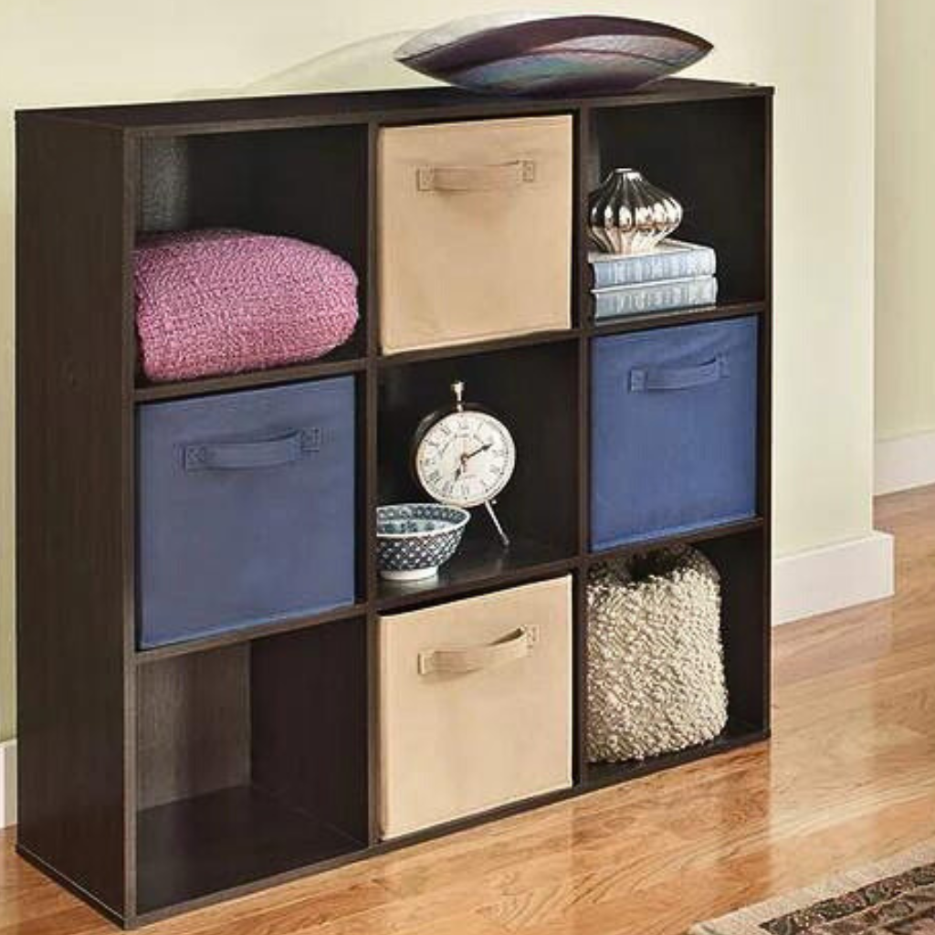 Mueble 9 compartimentos - 91x91x30 cm