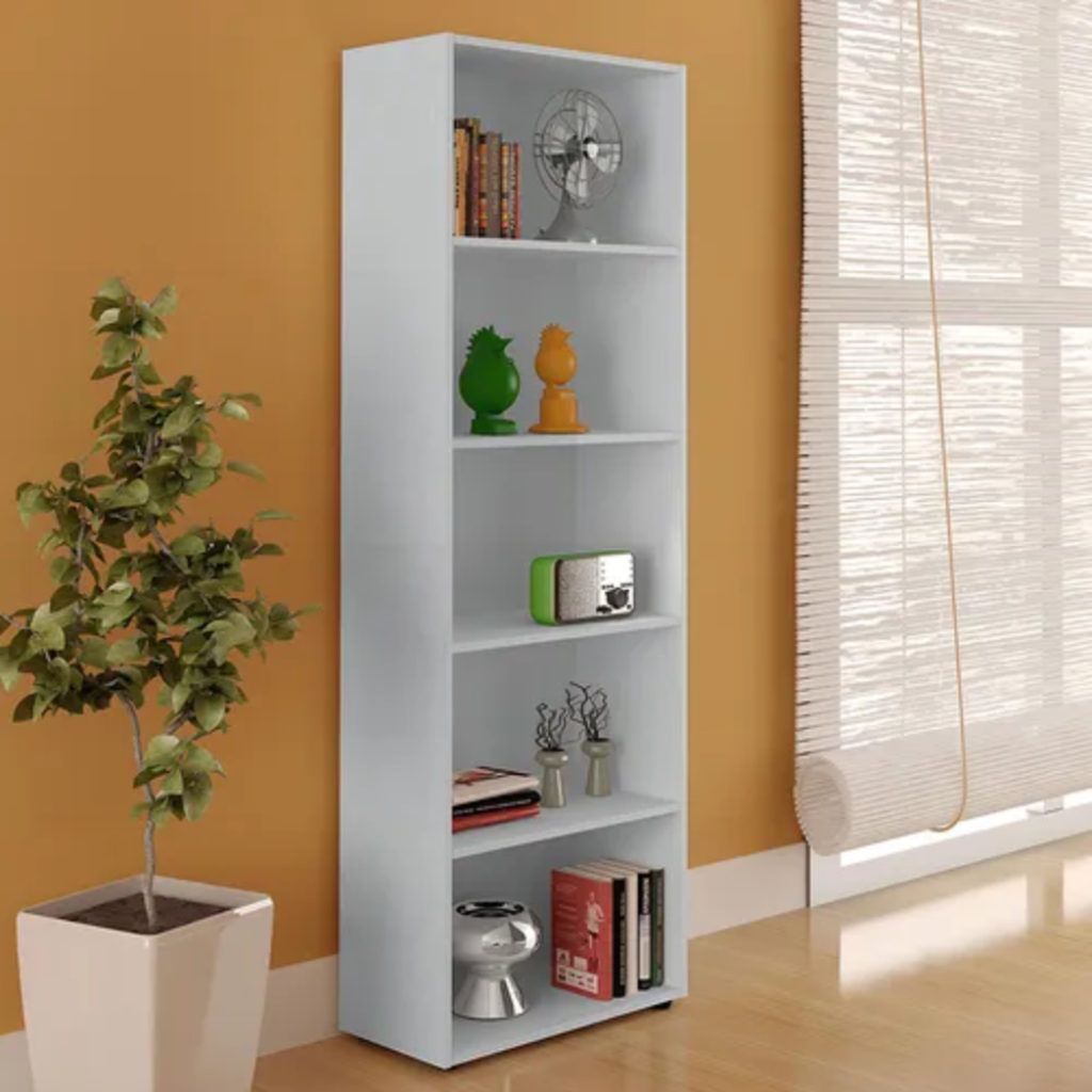 Librero color blanco - 182x90x30 cm