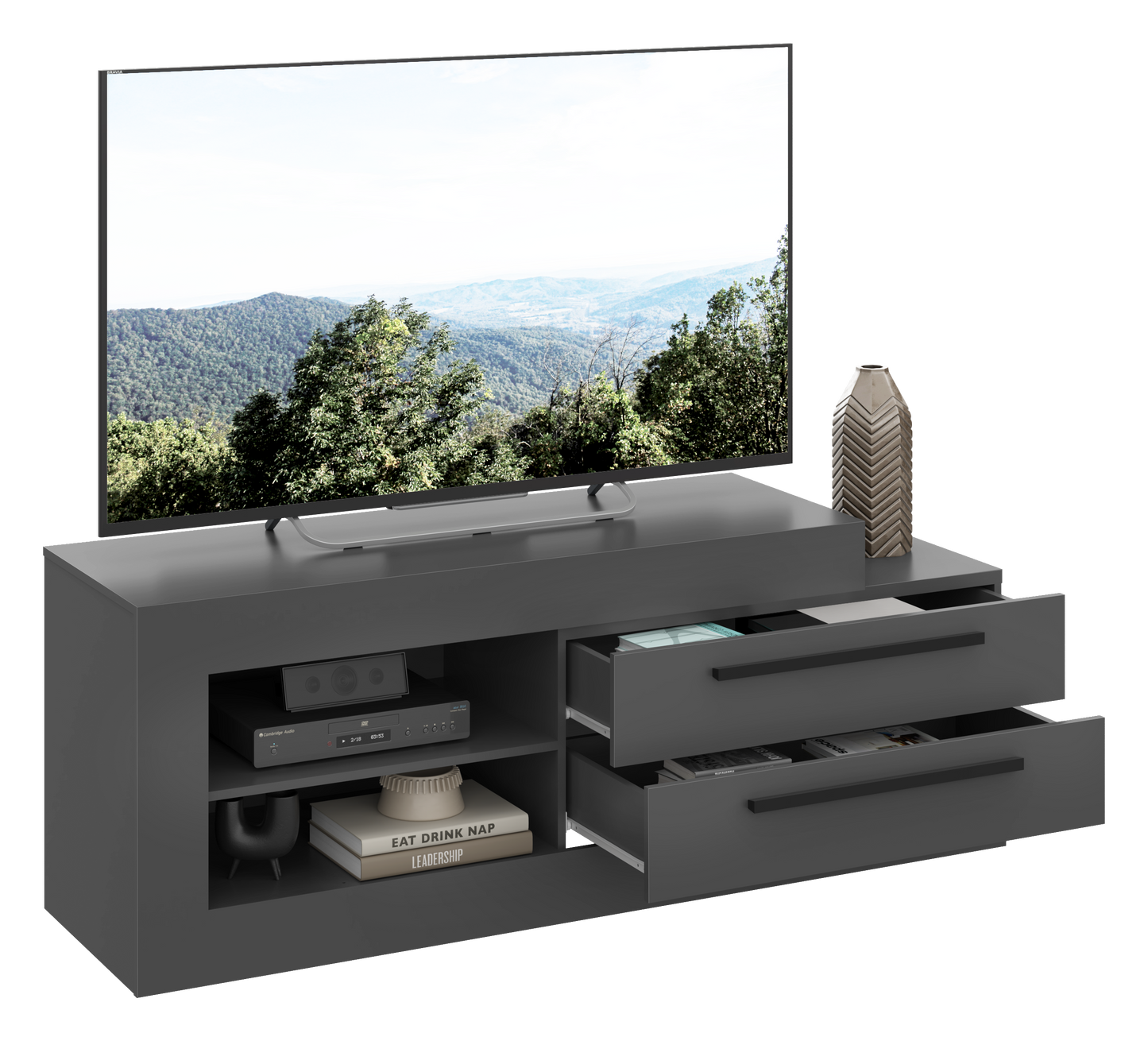 Rack para Tv - Grafito/Negro