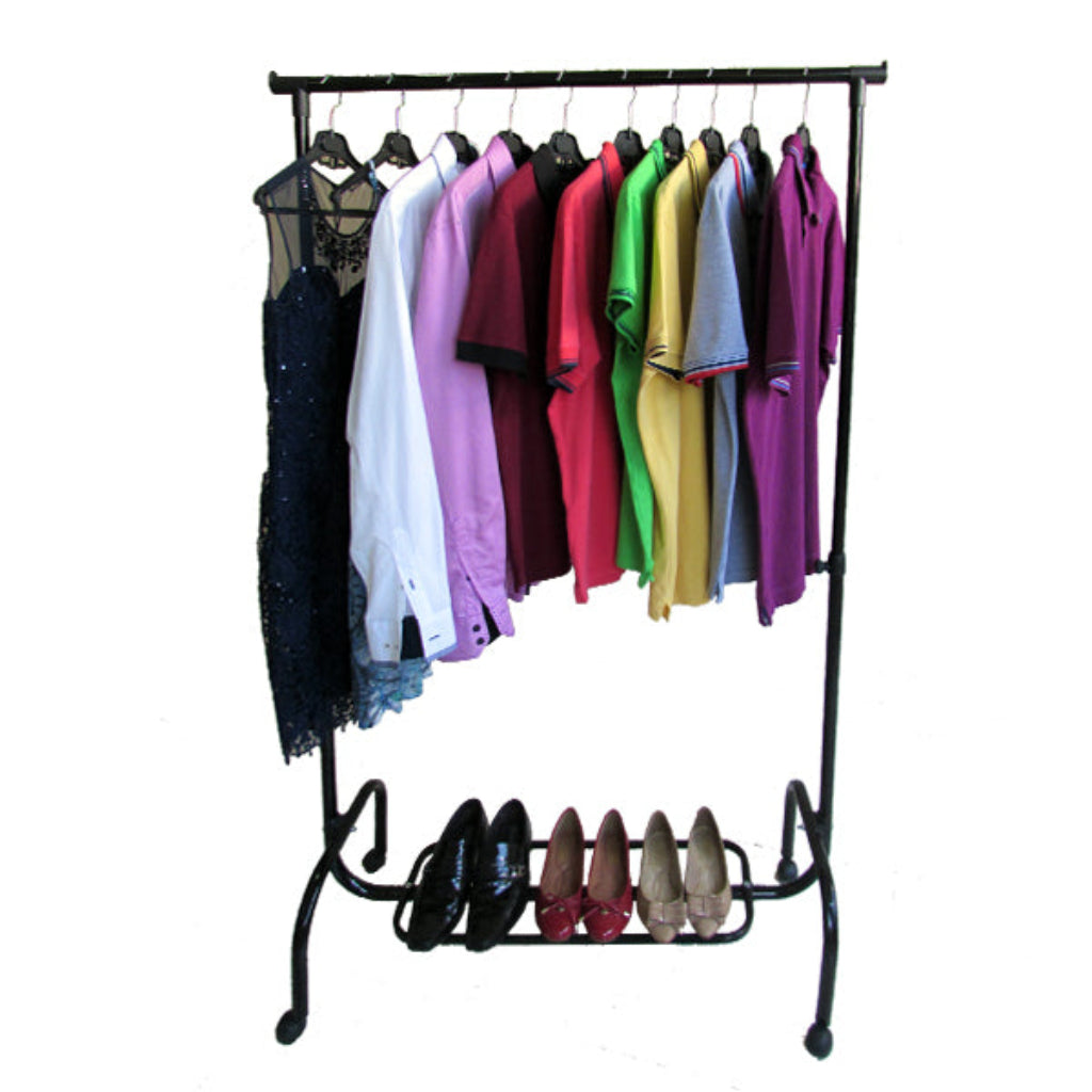 Percheros con ruedas Luxo - 100x40x124/168 cm