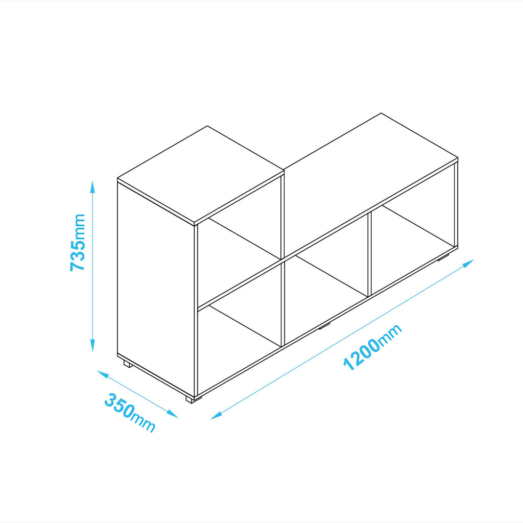 Estante/Cubos L - 120x73x35 cm
