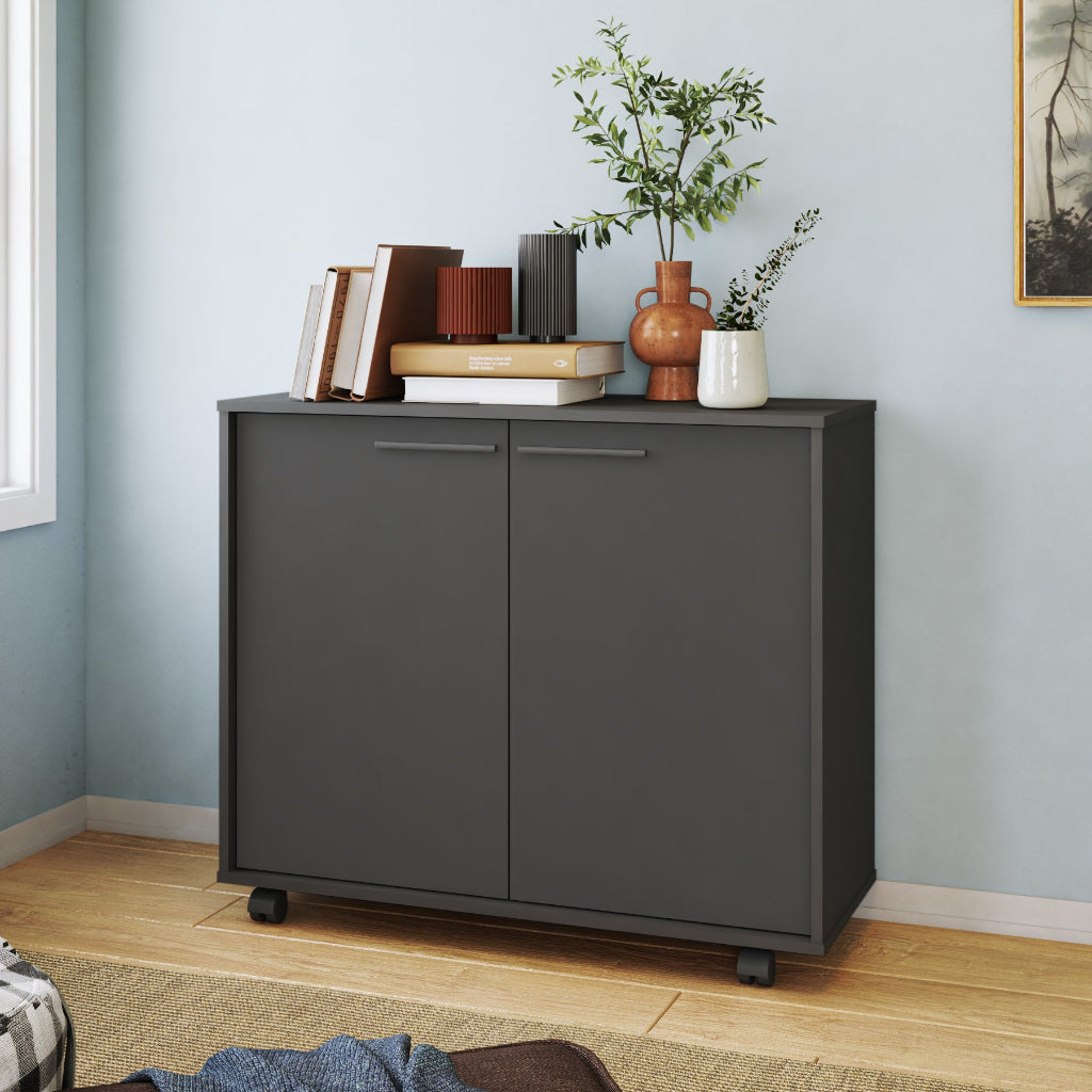 Armario Black 2 puertas - 90x76x35 cm