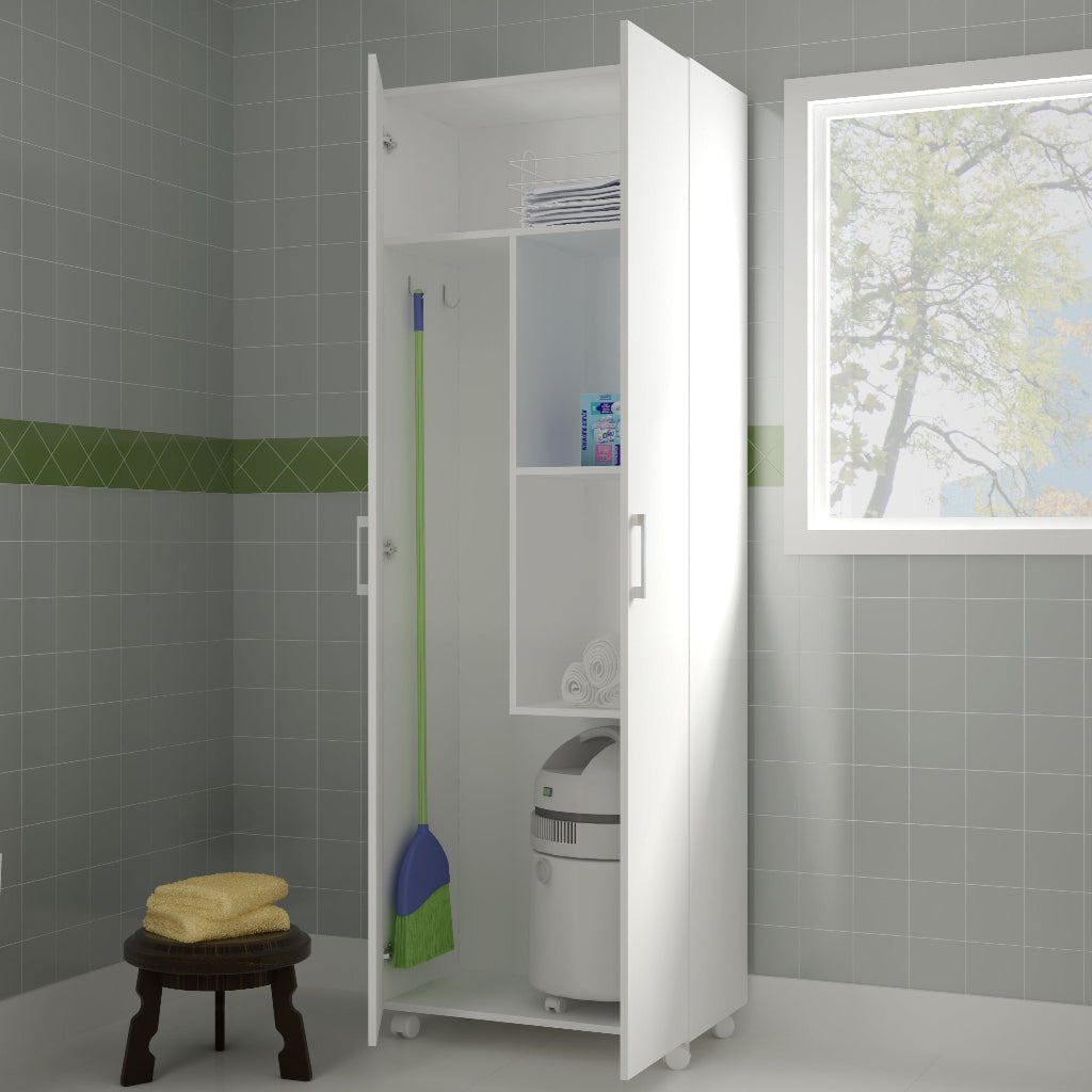 Armario multiuso 2 puertas - 189x68x37 cm