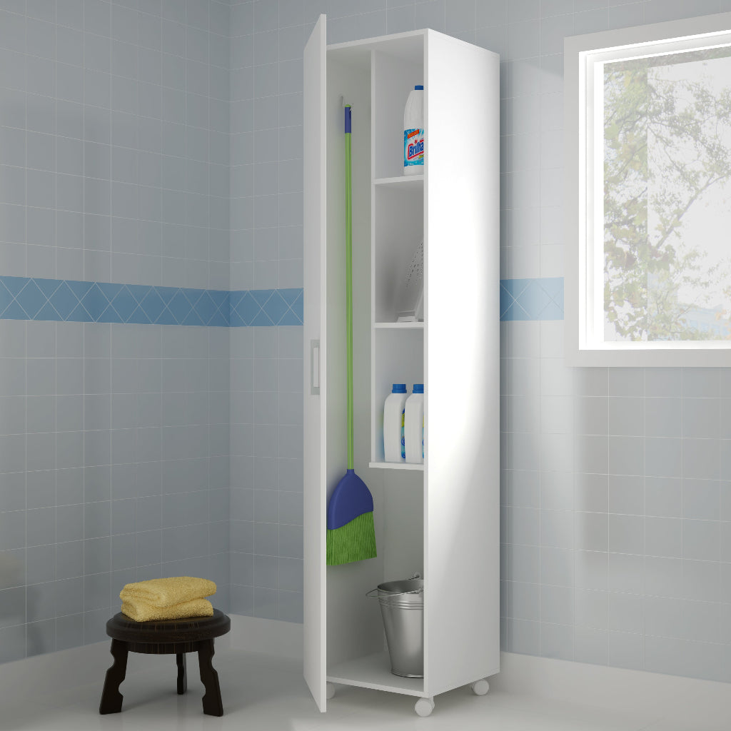 Armario multiuso 1 puerta - 44x39x188 cm