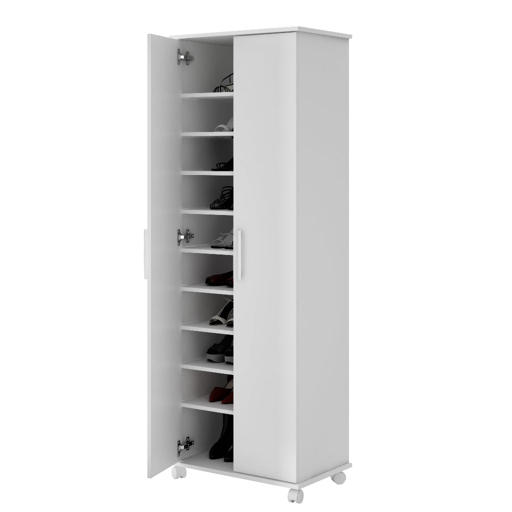 Zapatero alto 2 puertas - 60x173x38 cm