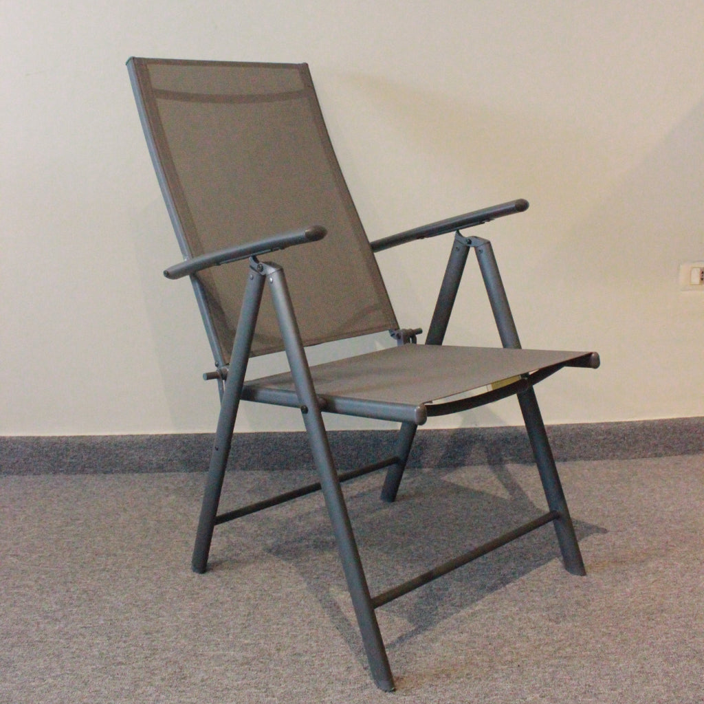 Silla plegable 3 posiciones - 101x55x60 cm