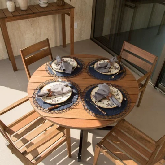 Mesa Mestra Ipanema redonda - 100x75 cm