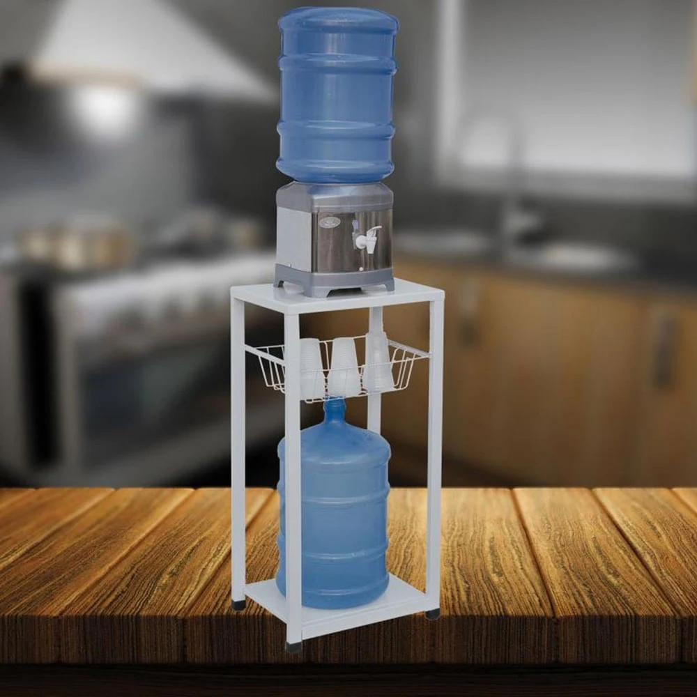 Soporte bebedero y botellon - 41x30x81 cm