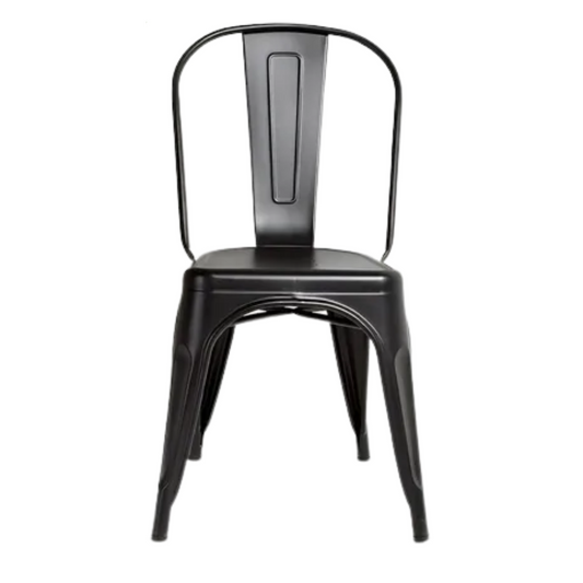 Silla Iron Tolix semi-brillante - 84x45x53 cm