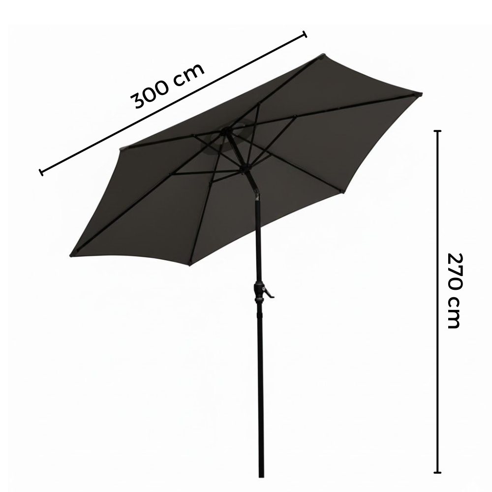Sombrilla Andy de 3 metros