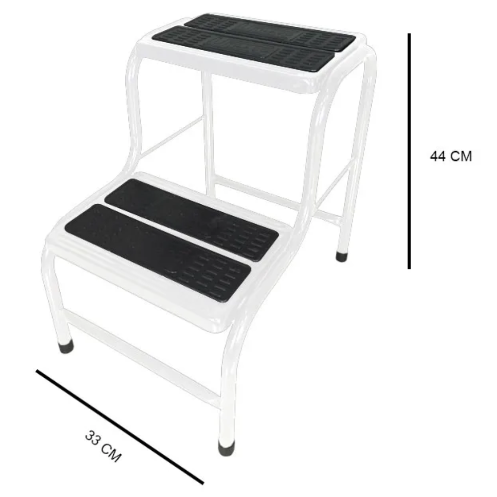 Escalera Banqueta 2 Peldaños - 33x44 cm