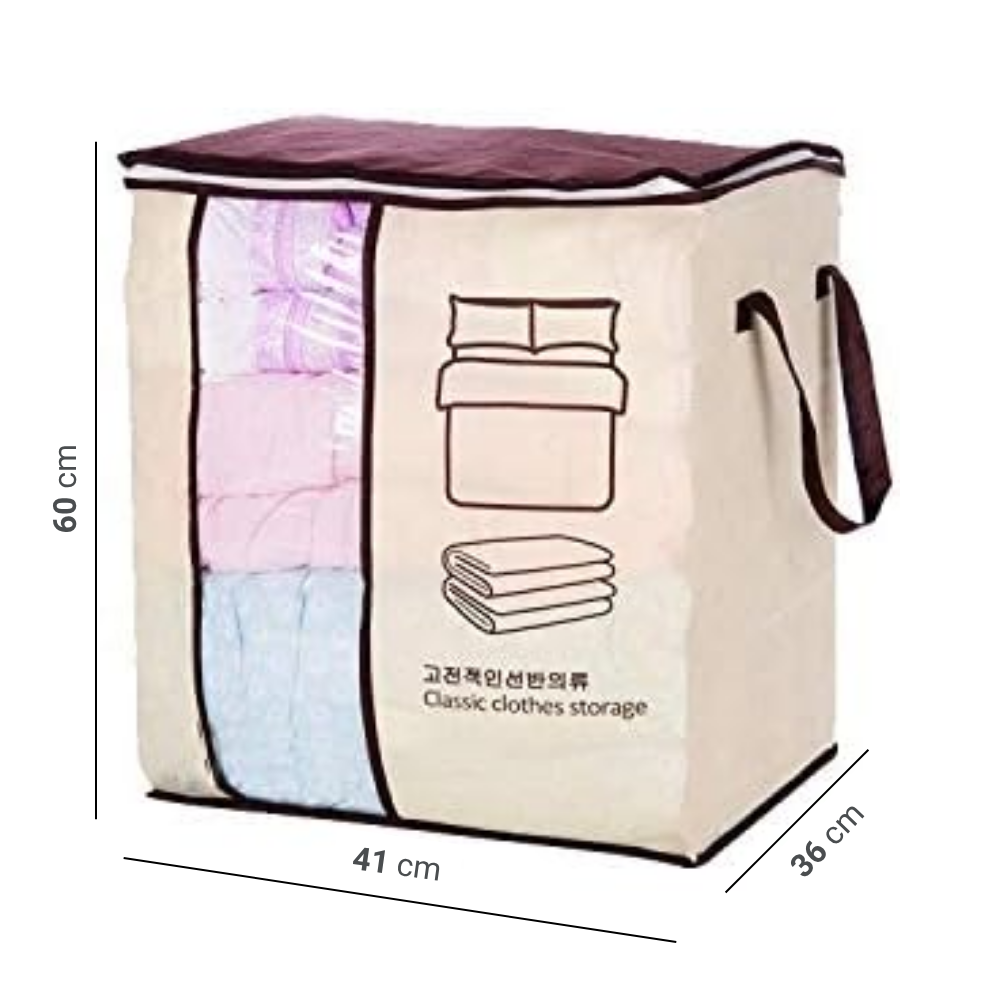 Organizador de tela TNT - 41x36x60 cm