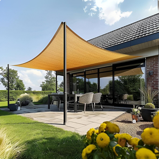 Toldo para sombra rectangular 3x4 m