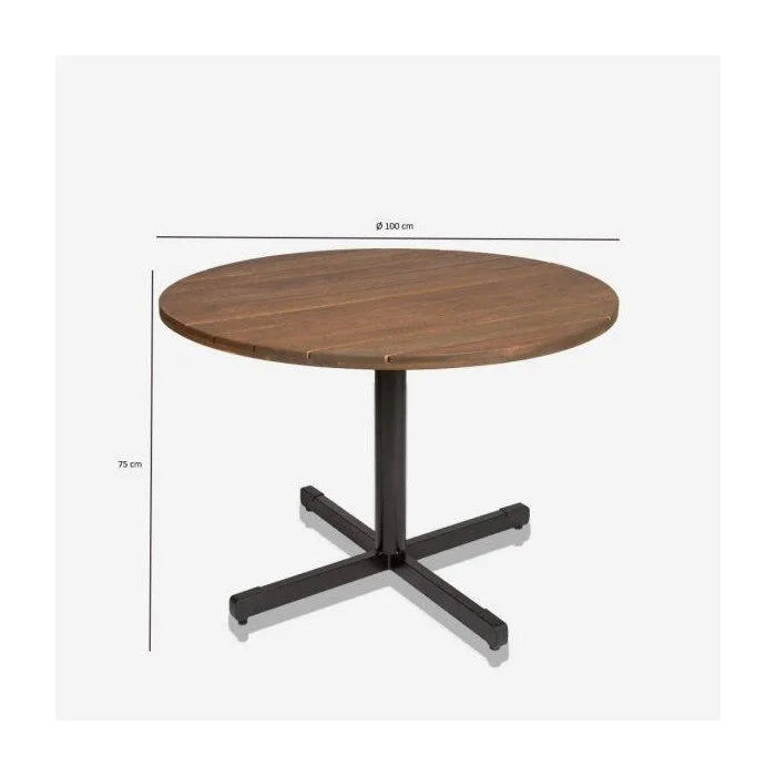 Mesa Mestra Ipanema redonda - 100x75 cm