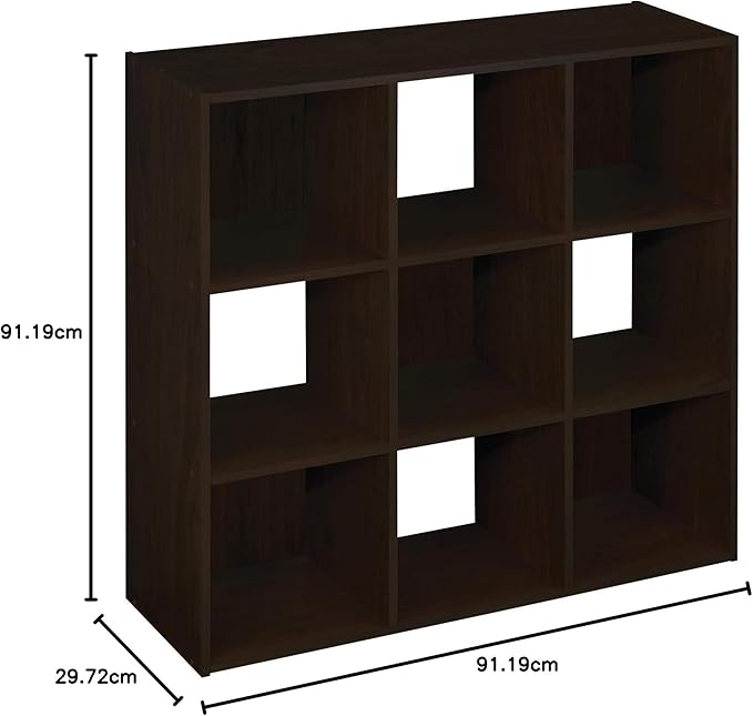 Mueble 9 compartimentos - 91x91x30 cm