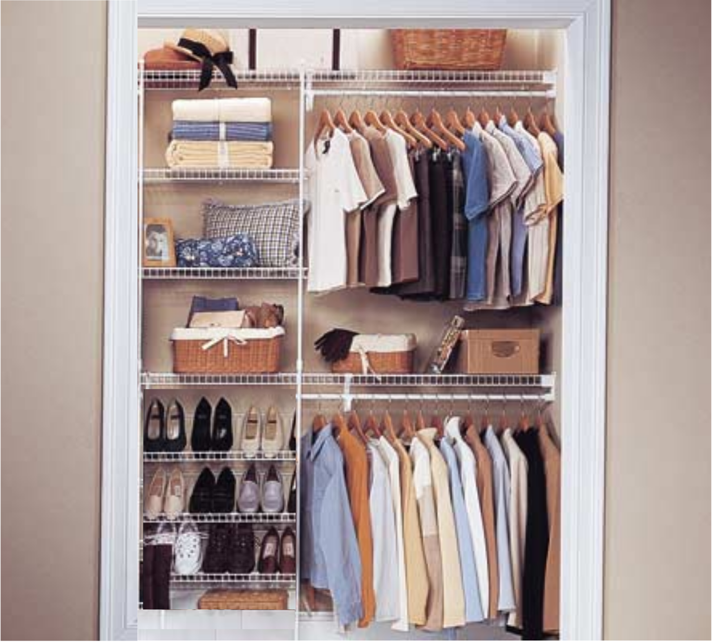 Vestidor de rejilla 180X210CM - Modelo 2