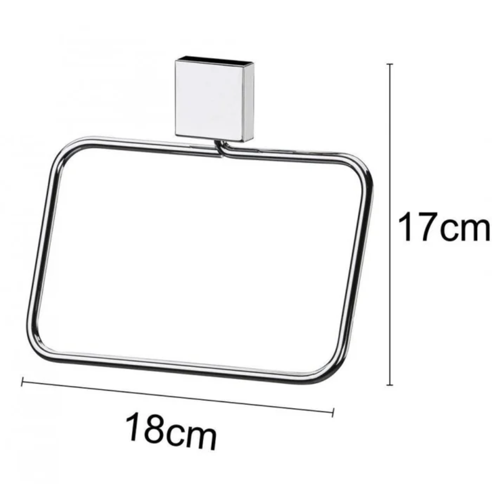 Toallero Inox - 18x17 cm