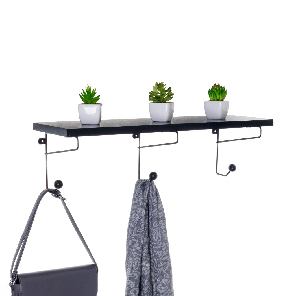 Estante con ganchos - 60x20x21 cm