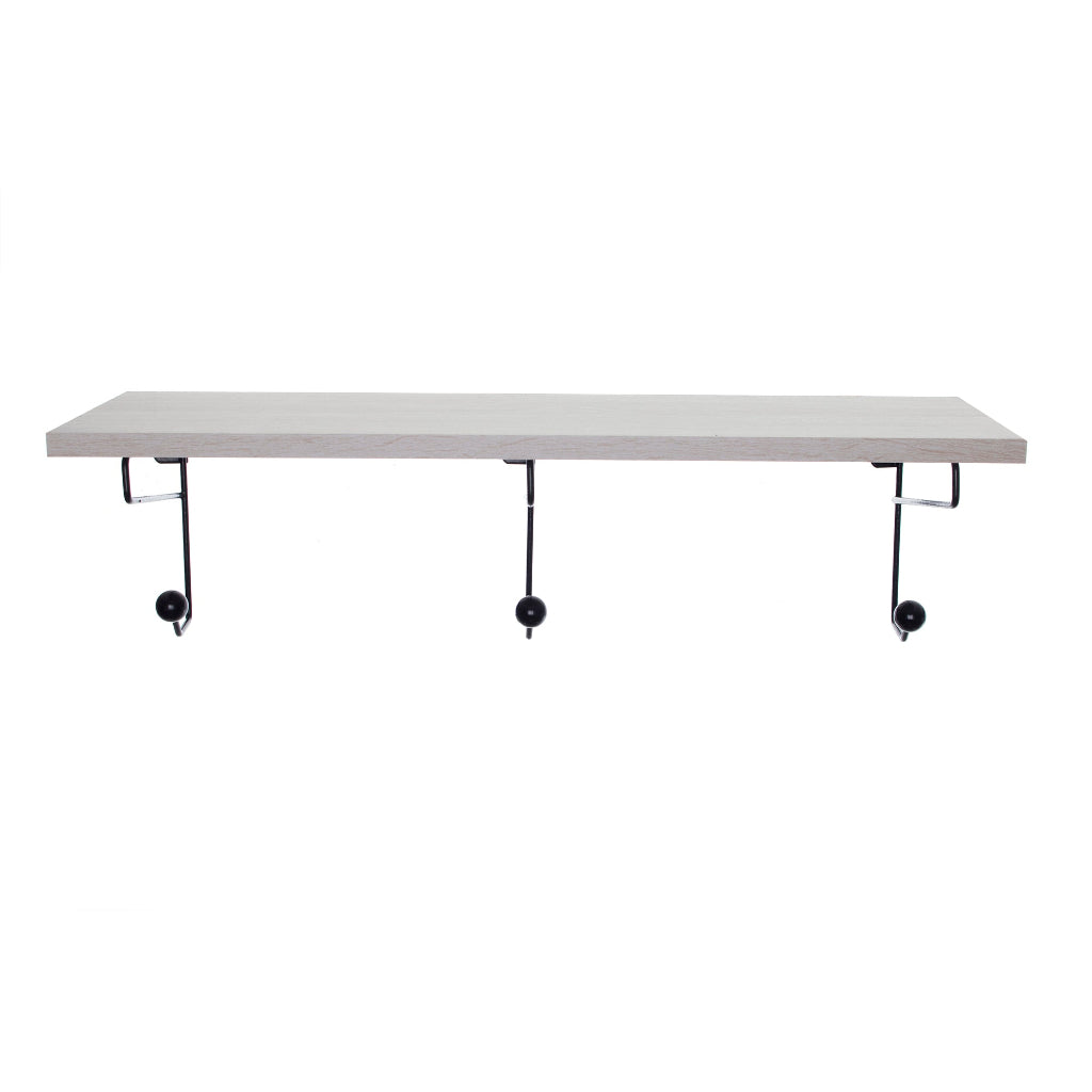 Estante con ganchos - 60x20x21 cm
