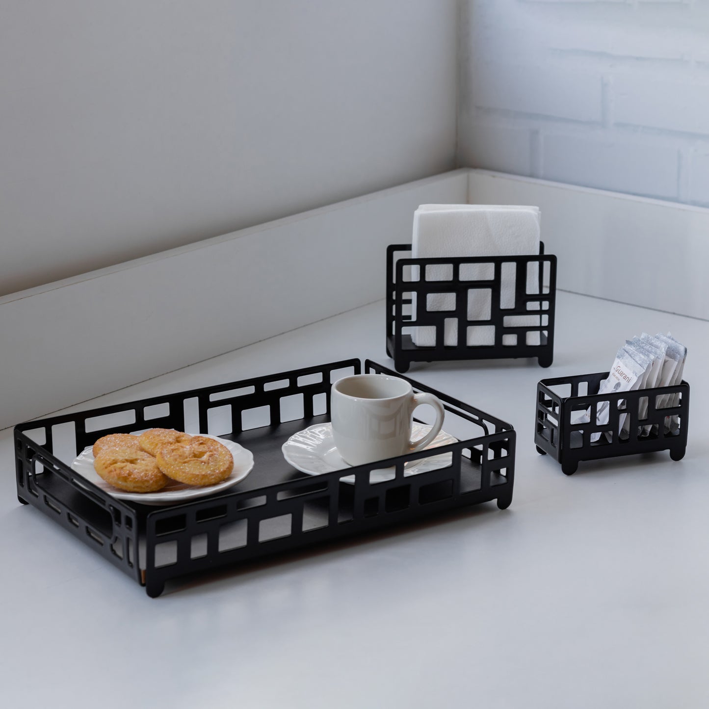 Kit de 3 pcs - Mesa/Cafe