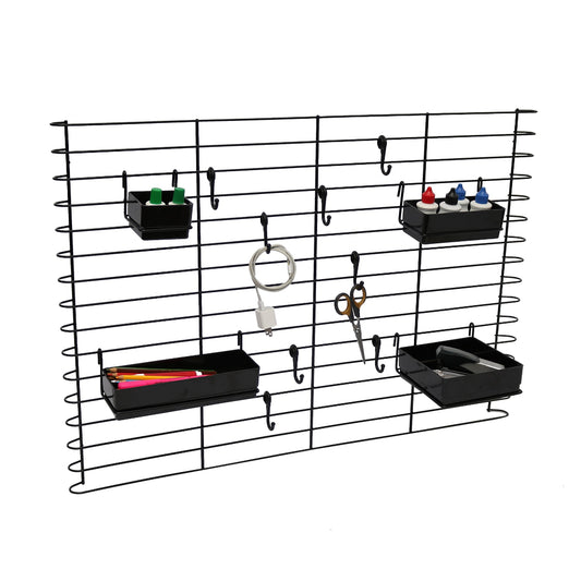 Reja organizadora borde con ondas - 81x56x19 cm