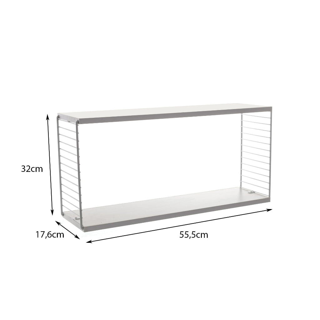 Estante rectangular B y N - 55x18x32 cm