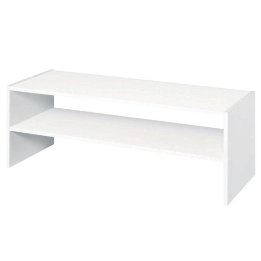 Zapatero de melamina - Blanco 80x35x30 cm