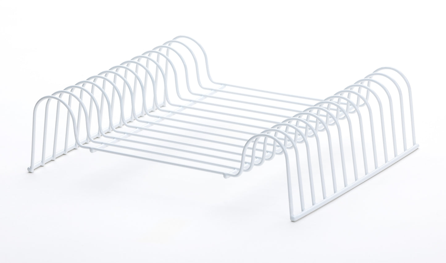 ORGANIZADOR VERTICAL DE PLATOS - BLANCO