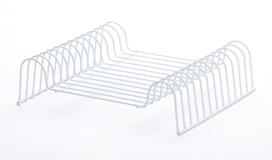 ORGANIZADOR VERTICAL DE PLATOS - BLANCO