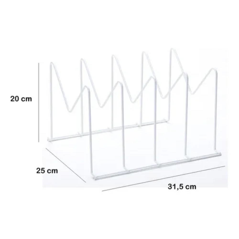 Organizador para moldes y sartenes - 25x31x20 cm