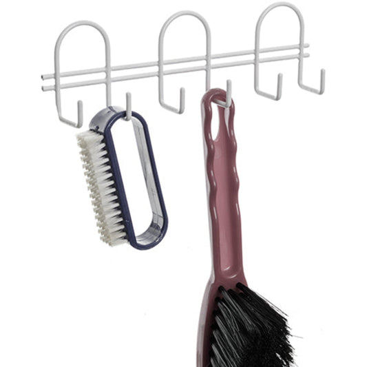 Colgador 6 ganchos - 20x5x7 cm