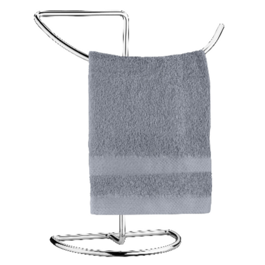 Toallero de mesa cromo - 24x10x30 cm