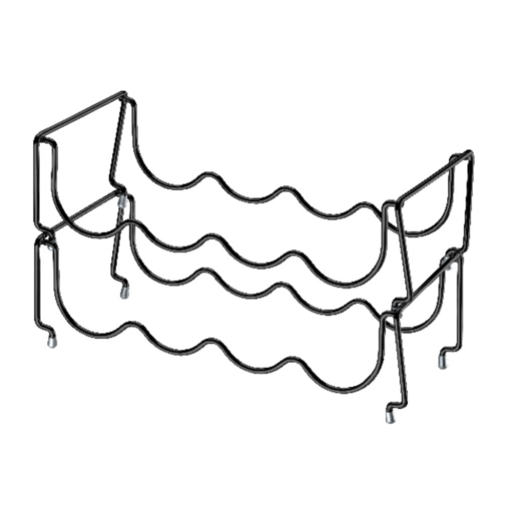 Soporte para botellas de vino - 18x41x24 cm