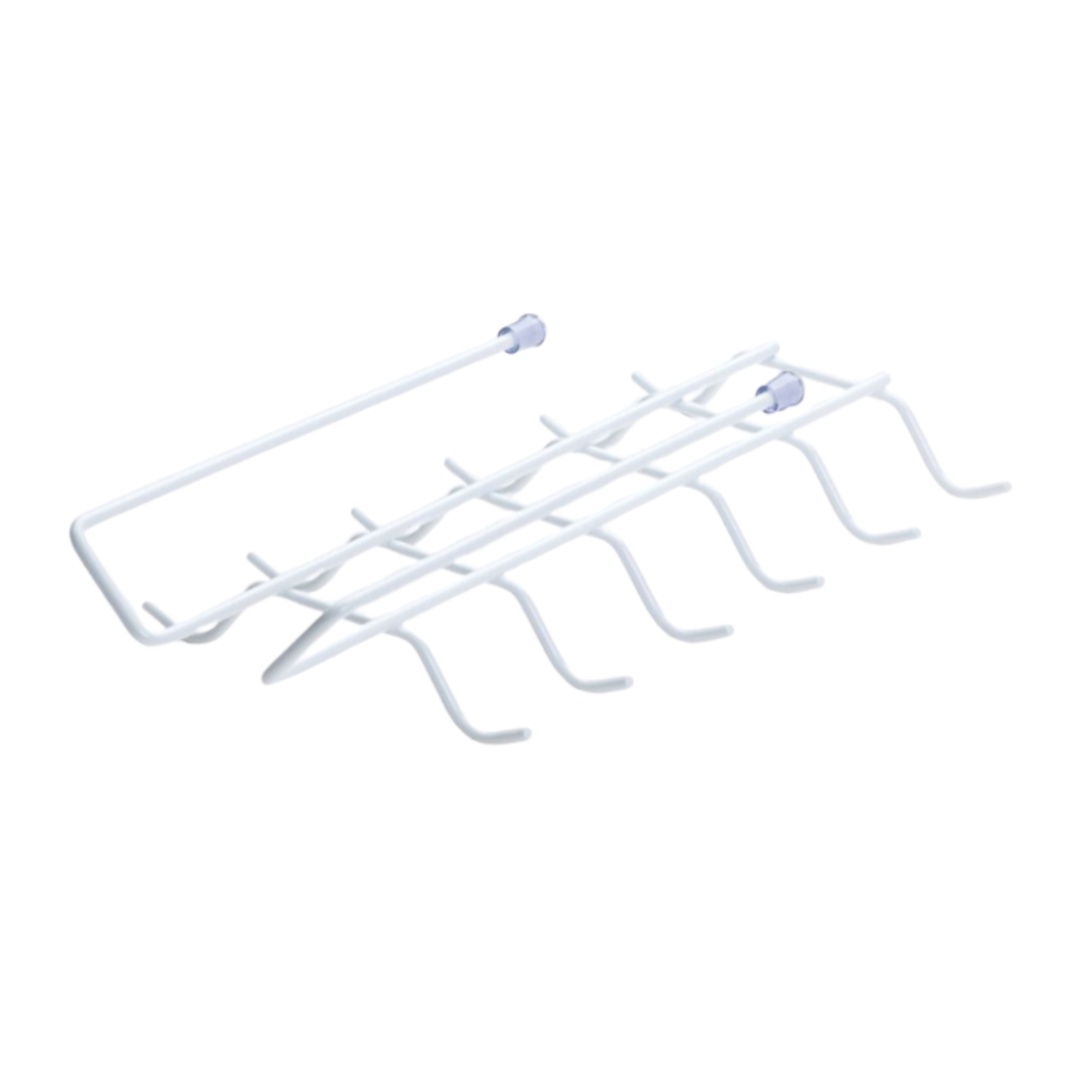 Colgador de tazas blanco - 28x13x6 cm