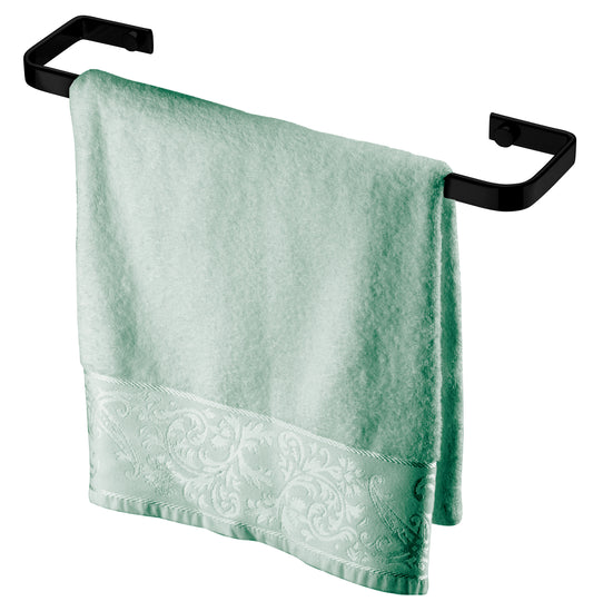 Toallero Negro mate - 30x7x1 cm