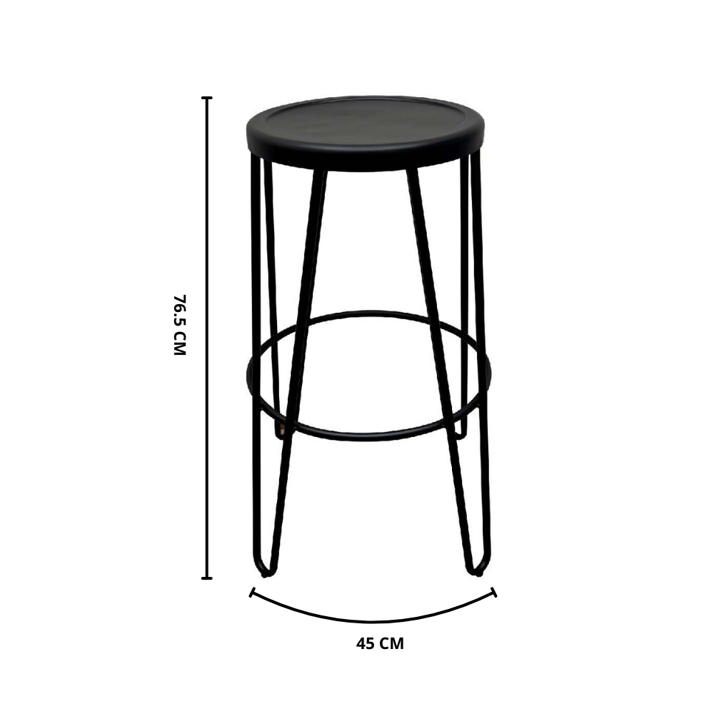 Banqueta Alta Tenyale -  45x45x76,5 cm
