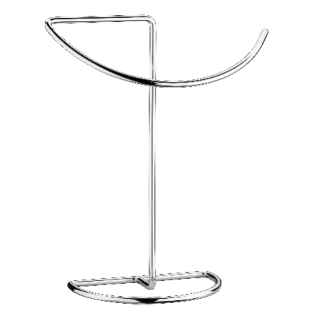Toallero de mesa cromo - 24x10x30 cm