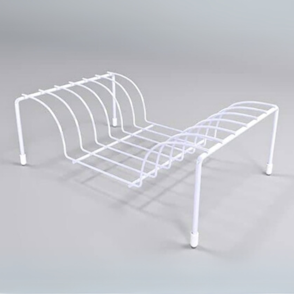 Organizador vertical 6 platos - 25x17x9 cm