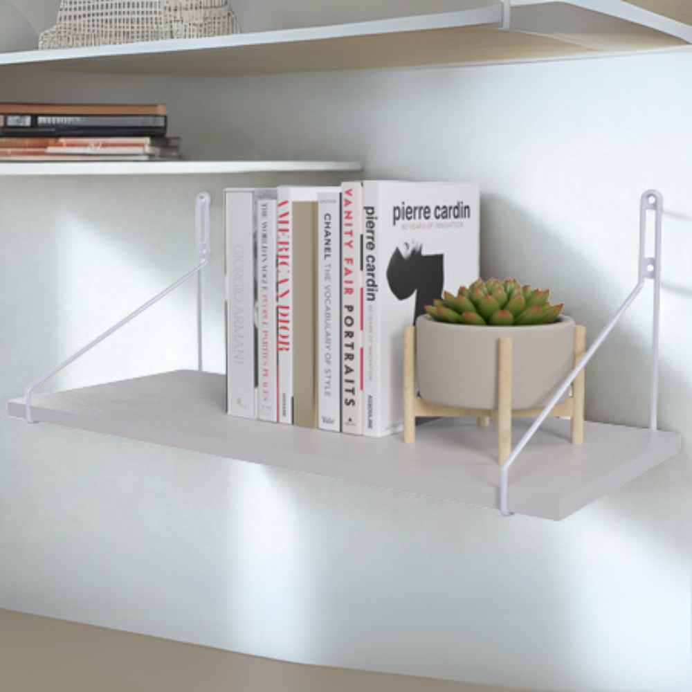 Repisa c/ soportes Estilo - 60x20 cm