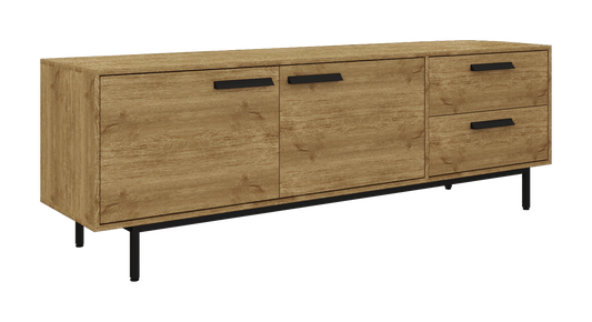 Rack 2 puertas - 2 cajones 184x61x45 cm