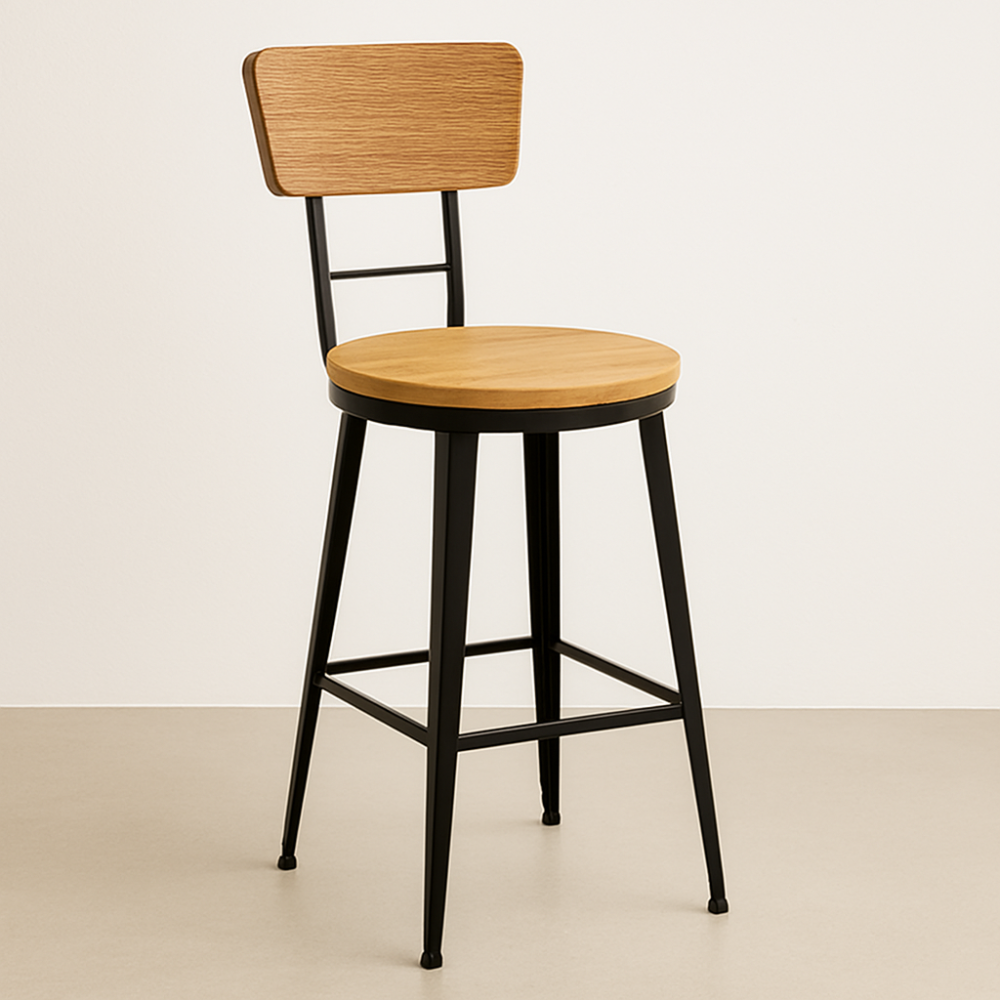Banqueta con respaldo Tenyale - 44x51x104 cm