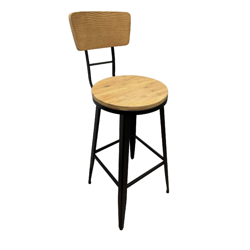 Banqueta con respaldo Tenyale - 44x51x104 cm