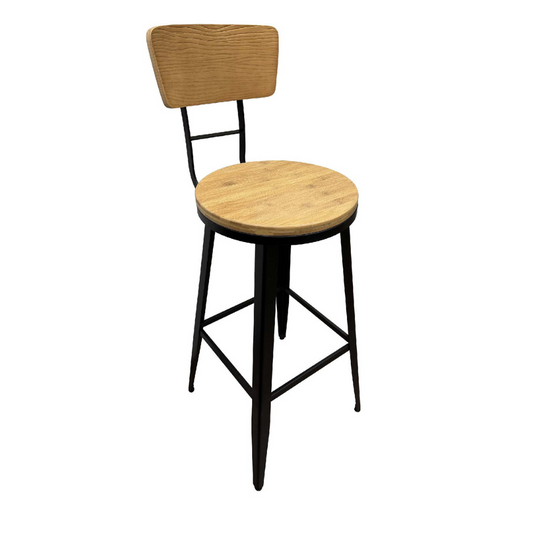 Banqueta con respaldo Tenyale - 44x51x104 cm