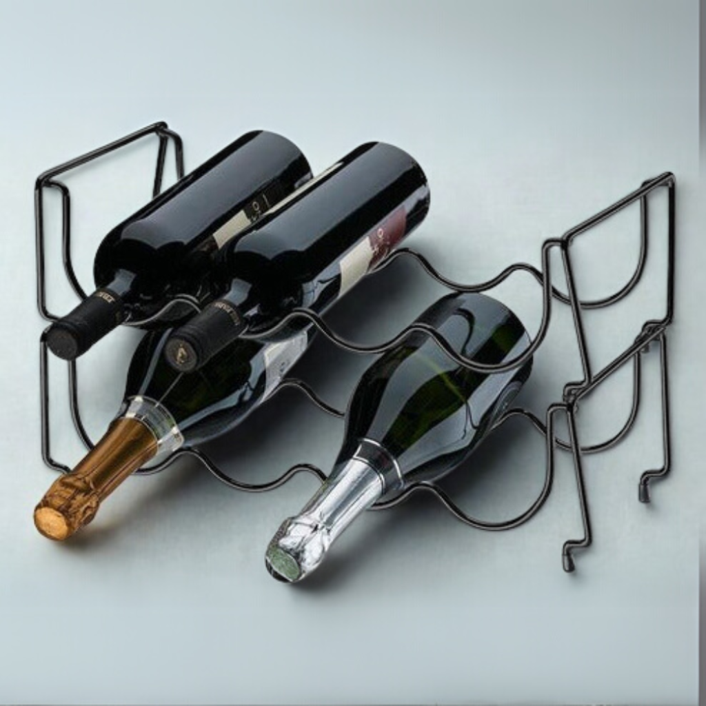 Soporte para botellas de vino - 18x41x24 cm
