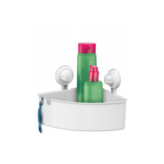 Esquinero de plástico c/ ventosa - 28x20x15 cm