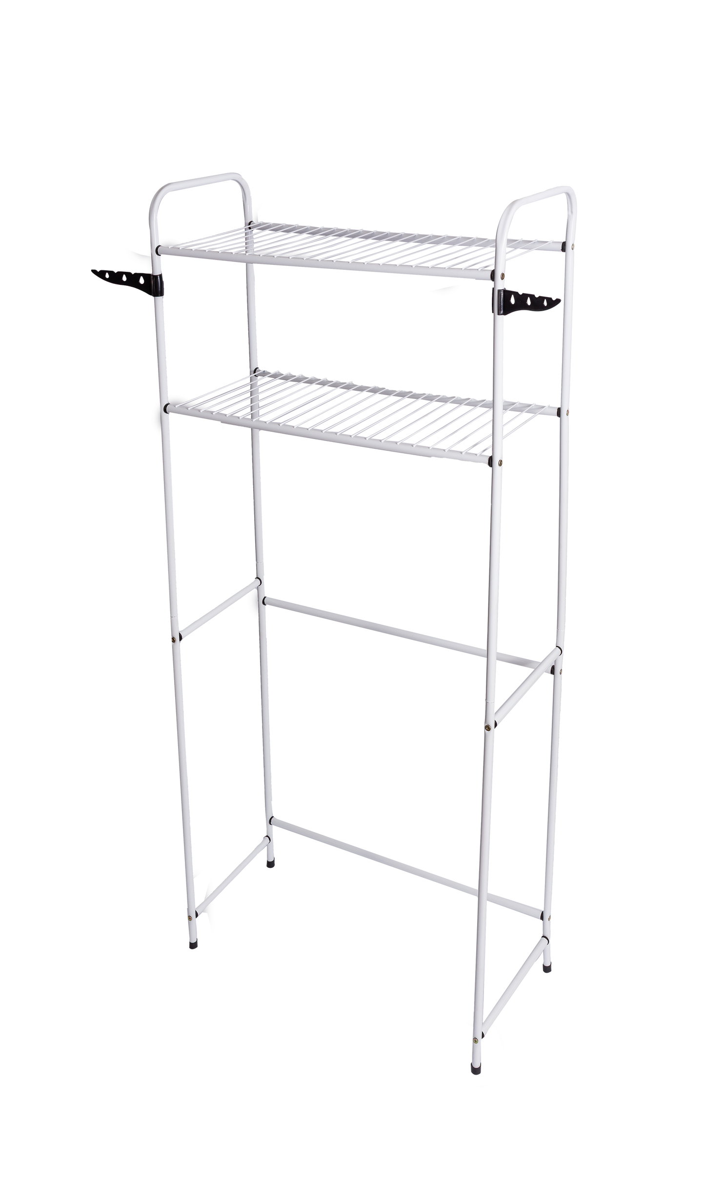 RACK PERCHERO CON DOS REPISAS - BLANCO