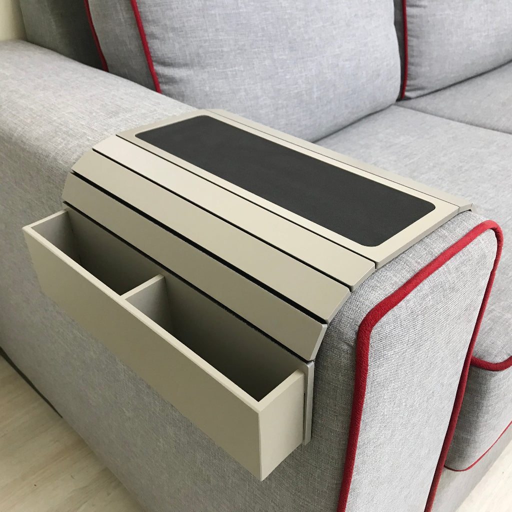 Bandeja para sofa Eva 2 bolsillos - 45x30 cm