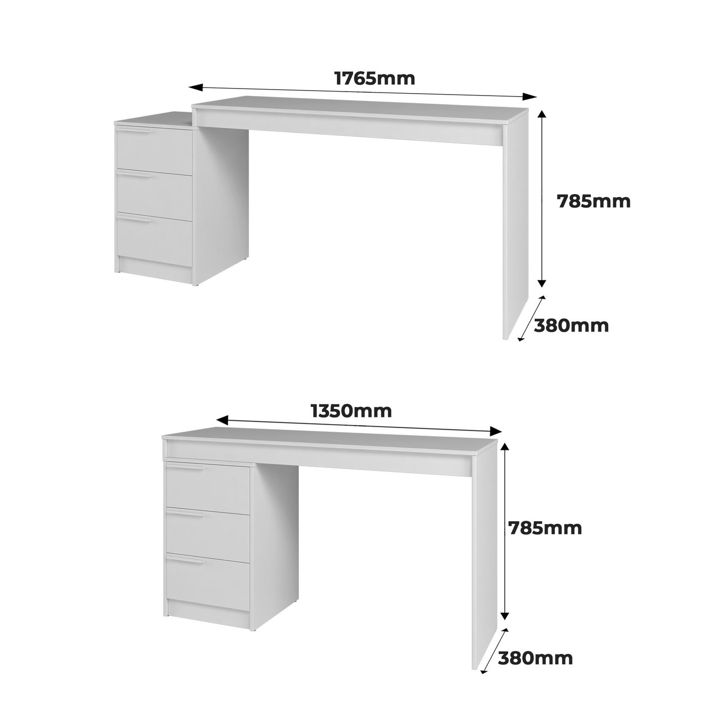 Mesa para computadora 176,5x78,5x38 cm